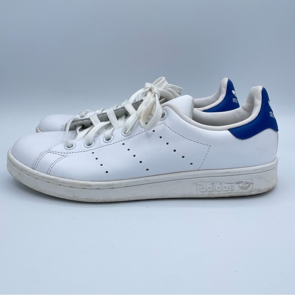 Adidas Stan Smith Sneakers 6 White/Blue - Picture 6 of 16